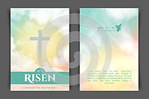Christian religious design for Easter celebration.