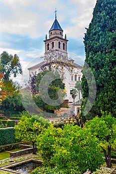 Christian temple in Alhambra, Spain photo