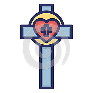 Christianity Isolated Vector Icon which can easily modify or edit