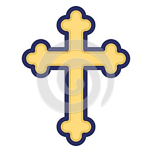 Christianity Isolated Vector Icon which can easily modify or edit