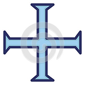 Christianity Isolated Vector Icon which can easily modify or edit