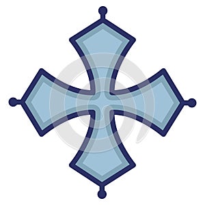 Christianity Isolated Vector Icon which can easily modify or edit