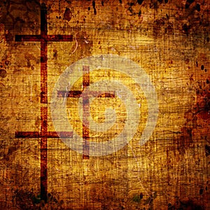 Christianity representation with the symbol