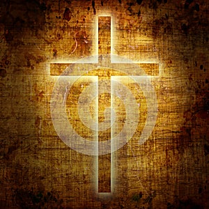 Christianity representation with the symbol