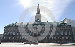Christiansborg, the danish parlament