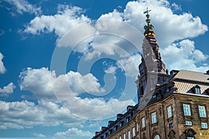 Christiansborg Palace in central Copenhagen