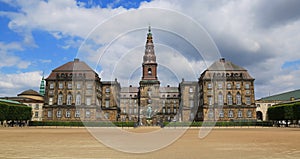 Christiansborg palace in Copenhagen, Denmark