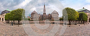 Christiansborg palace in Copenhagen, Denmark