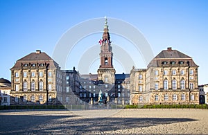 Christiansborg Palace in Copenhagen, Denmark