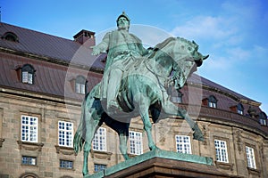 Christiansborg Palace in Copenhagen, Denmark