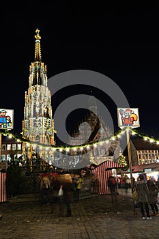 Christkindlesmarkt (Christmas market) in Nuremberg photo