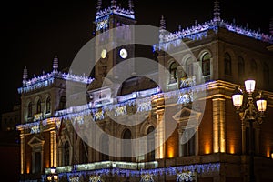 Christmas adornments in the city