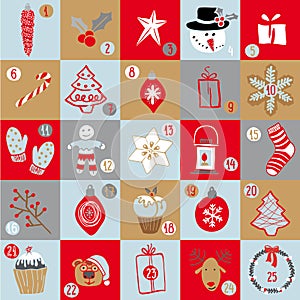 Christmas advent calendar