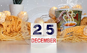 Christmas Advent calendar days, for December 25