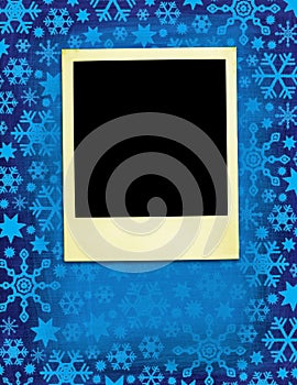 Christmas Aged Polaroid