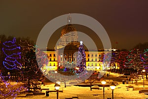 Christmas at Alberta Legislature