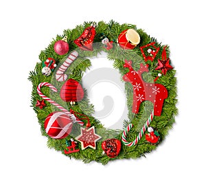 Christmas alphabet letter O