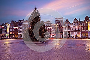 Christmas in Amsterdam the Netherlands