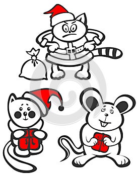 Christmas animals