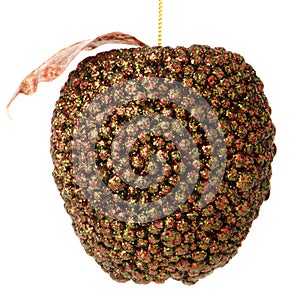 Christmas apple decoration