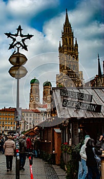 Christmas arket in Munich Germany