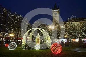 Christmas atmosphere in Prague, Czech Republic