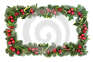 Christmas Background Border