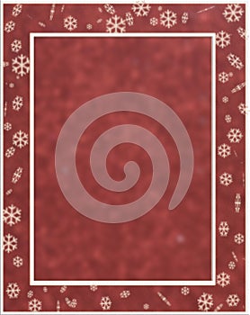 Christmas background card red and white snow flex