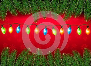 Christmas background with color harland photo