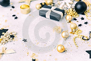 Christmas background with copy space photo