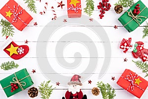 Christmas background and decoration concept.