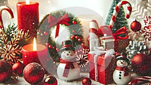 Christmas background design, celebration magic decoration. Merry Christmas