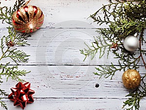 Christmas Background with empty copy space