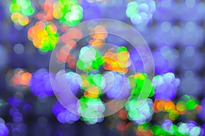 Christmas background. Festive elegant abstract background with bokeh