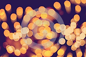 Christmas background. Festive elegant abstract background with bokeh lights and stars