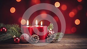 Christmas background - First Advent Sunday