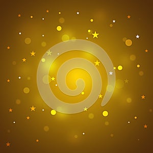 Christmas Background Gold Abstract. Happy new year 2020 yellow background