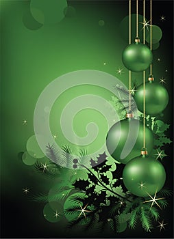 Christmas Background Green