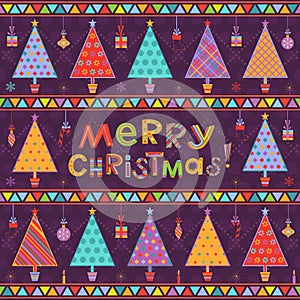 Christmas background with greeting text