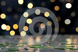 Christmas background with needles