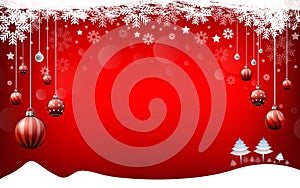 Christmas background, red background Happy New Year