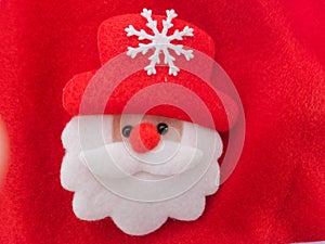 Christmas Background, Santa Hat Depicted sinter claus face For Sale at Christmas Supplies Store