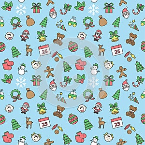 Christmas background, seamless