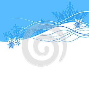 Christmas background - snowflakes