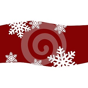 Christmas background with snowflakes