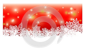 Christmas background with snowflakes. Vector illustration.