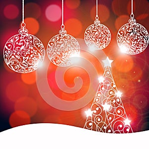 Christmas Background-Vector