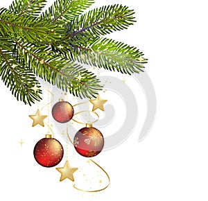 Christmas background Vector illustration