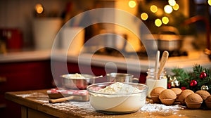 Christmas baking, holidays recipe and home cooking, holiday bakes, ingredients and preparation in English country