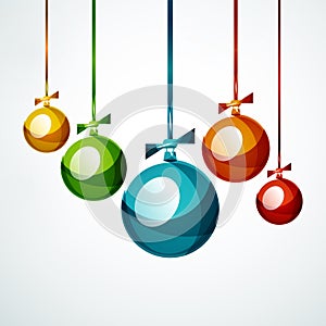 Christmas ball, bauble, New Year Concept